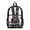 Black Cat Musical Note Black Cat, variant on 17 Inches Clear Backpack for Teens Kids Transparent Bookbag See Through School Bag PVC Heavy Duty Daypack with Adjustable Straps, Butterfly Union Jack British Flag