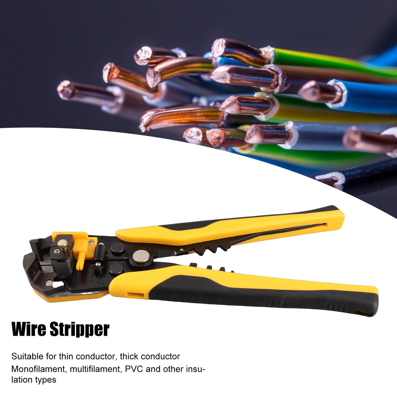 Rupoun HS-D1 Multi‑Purpose Wire Stripper & Cable Crimper – 0.2‑6mm², 10‑24AWG, Ideal for Home & Industrial Use