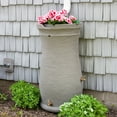 thumbnail image 3 of Good Ideas Impressions 50 Gallon Capri Rain Saver Barrel, 2 Spigots, Sandstone, 3 of 5