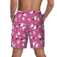 thumbnail image 4 of Uemuo Love Dog Pattern Mens Swim Trunks Quick Dry Board Shorts with Mesh Lining, Stretch Beach Shorts Quick Dry No-Chafing Board Shorts-X-Large, 4 of 9