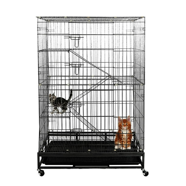 KARMASFAR PRODUCT Cat Cage large Pet Crate Cats Playpen Sturdy with