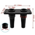 thumbnail image 7 of Cable Connector Professional Accessories with Base Adjustable Locknut Flex Spiral 16mm Coil Hole Cable Fixing Head Joint Double Head, 7 of 7