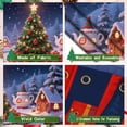 thumbnail image 2 of Cubierta para Puerta de Garaje Vrainito 7x16 pies Aldea del Árbol de Navidad, 2 of 6