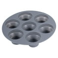 thumbnail image 1 of Bargain Clearance Silicone Oven Mold Cake Cup For Air Fryer, Silicone Oven Mold Cake Cup For Air Fryer Gray, Gray, 1X Silicone Oven Mold Cake Cup For Air Fryer, Silica Gel, 7.02*3.9*1.95In, Meiiso, 1 of 7