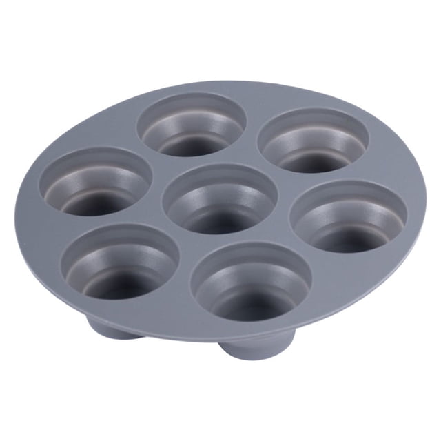 Bargain Clearance Silicone Oven Mold Cake Cup For Air Fryer, Silicone Oven Mold Cake Cup For Air Fryer Gray, Gray, 1X Silicone Oven Mold Cake Cup For Air Fryer, Silica Gel, 7.02*3.9*1.95In, Meiiso