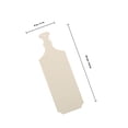 thumbnail image 2 of ifundom 6Pcs Wood Boards for Food and Diy Project Light Yellow 9.43X3.14X0.08in Rectangular Shape, 2 of 7