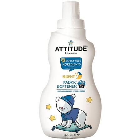 Attitude Little Ones Fabric Softener Night-Soothing Chamomile 40 Loads 33.8 Ounce, Pack of