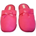 thumbnail image 3 of XOXO Ladies Soft Terry Slip On Slippers Large 9-10, Pink, 3 of 3