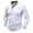 White, variant on WREESH Mens Workout Shirts Fitness Henley Shirts Jogger Undershirt Solid Color Long Sleeve Shirts Slim Fit Button Pullover Black
