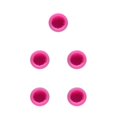 thumbnail image 3 of Transemion 1/2/3/5 Fondant Mold Portable Replacement Flexible Home Kitchen Bakery Baking Pastry Cake Pudding Chiffon Mould Accessories Type 3 5PCS, 3 of 6