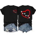 thumbnail image 1 of Birdeem Blouses pour Femmes T-Shirt Décontracté Imprimé à Col Rond Manches Courtes, 1 of 12