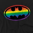 thumbnail image 3 of Batman Rainbow Logo Kids T Shirt (2) for Youth Toddler Boys and Girls, Black, 3 of 5