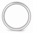 thumbnail image 3 of Bague en Satin Demi-Rond Gravable Chrome 5mm Taille 7 Bijoux Cadeaux pour Femmes, 3 of 4