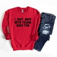 thumbnail image 6 of I Just Hope Both Teams Have Fun -  Women's Graphic Sweatshirt, 6 of 10