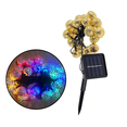thumbnail image 4 of Cadena de luces solares: cadena de luces de 15 pies, 20 luces LED solares marroquíes para festivales en el jardín, 4 of 5