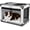 Light Grey-36.0"L x 25.0"W x 25.0"H, variant on Collapsible Soft Dog Crate 30 Inch, Portable Travel Pet Crate for Medium Dogs with 4-Door Mesh, Medium Dog Kennel Indoor & Outdoor, Light Grey