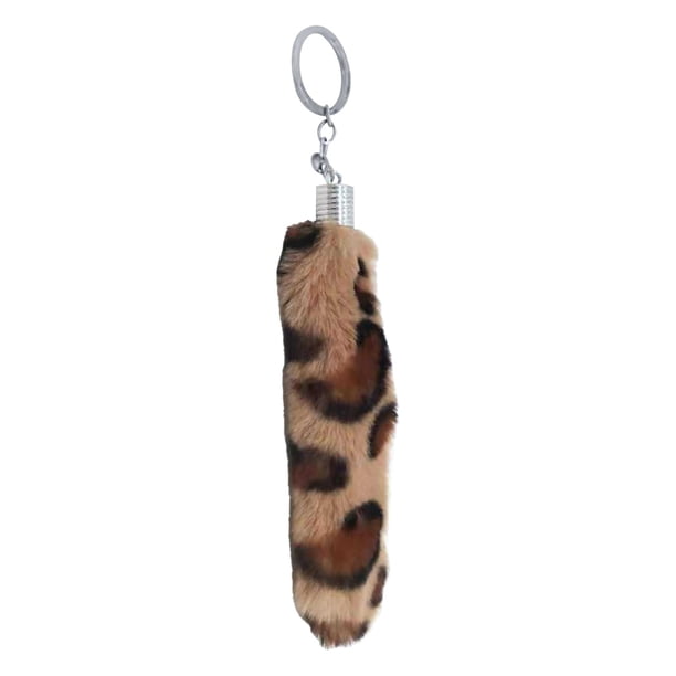 Adorable Llavero Con Cola Peluda De Animal Cola De Peluche Accesorio Único Para Bolsos Monederos Llaves
