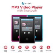 Ematic EM318VIDBL 2.4 8GB Touchscreen MP3 Video Player with Bluetooth