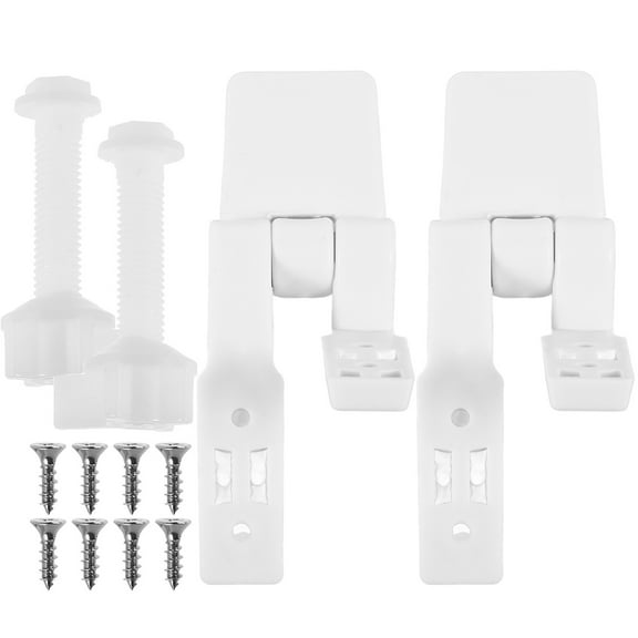 SWETRACE 2 Bolts with Nuts Toilet Seat Hinge Replacement Kit ABS Construction for Toilet Seat Fittings