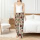 thumbnail image 4 of Balery Rustic Plaid Forest Lodge Pantalones de pijama para mujer, pijamas ultraligeros, pantalones de estar por casa-Medium, 4 of 6