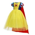 thumbnail image 3 of Girls Snow Princess Dress Halloween Costume Cosplay Birthday Outfit, 3 of 7