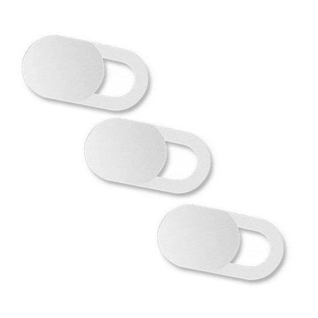 Amdohai Protection de Caméra Ultra Mince Couverture de Webcam pour Ordinateurs Portables Couverture de Tablette 3 Pcs Blanc