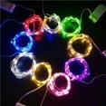 thumbnail image 3 of Guirnaldas de luces LED de alambre de cobre, decoración navideña para habitación, Navidad, hogar, vacaciones de Año Nuevo, 10 piezas, 1m, 3m, 5m, 3 of 4