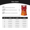 thumbnail image 5 of Bixox Women's Autumn Leaf Printed Sleeveless Fitness Workout Running Quick-Dry Tank Top, 5 of 7