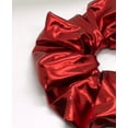 thumbnail image 3 of Handmade Red Metallic Hair Scrunchie, 3 of 5