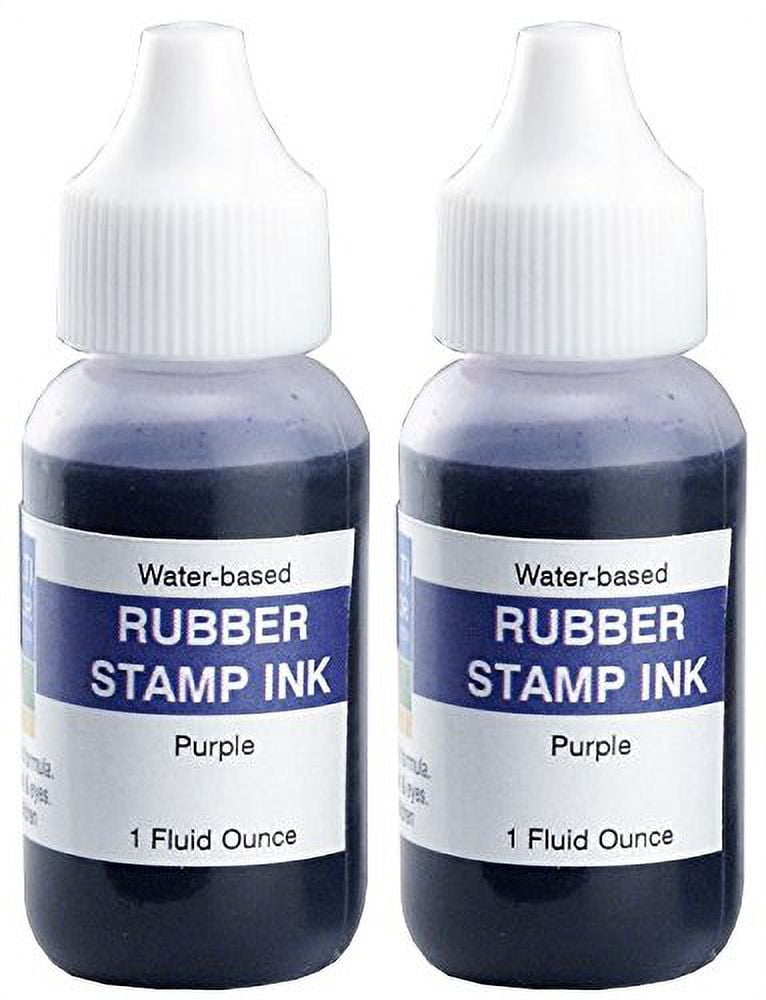 Infusion 7" x 8" Extra Large Industrial Stamp Ink Pad, Your Go to Large Stamp Ink Pad for Bright Color, Even Coverage and Durability, Purple Stamp Pad