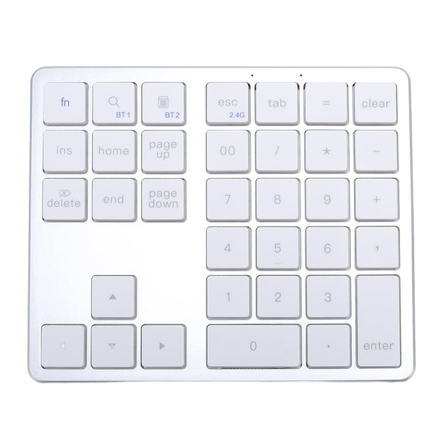 Teclado Numérico, Inalámbrico 3.0 5.0 Y 2.4GHz Modo Dual 35 Teclas Teclado Numérico Recargable Con Diseño Ultradelgado De 0.5 Pulgadas, Computadora Portátil Tableta