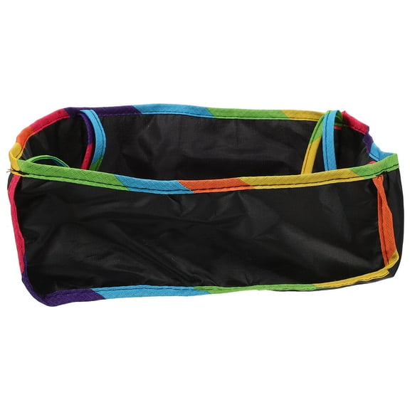 Supvox Baby Stroller Storage Basket Oxford Cloth Black 1Pcs Simple Design