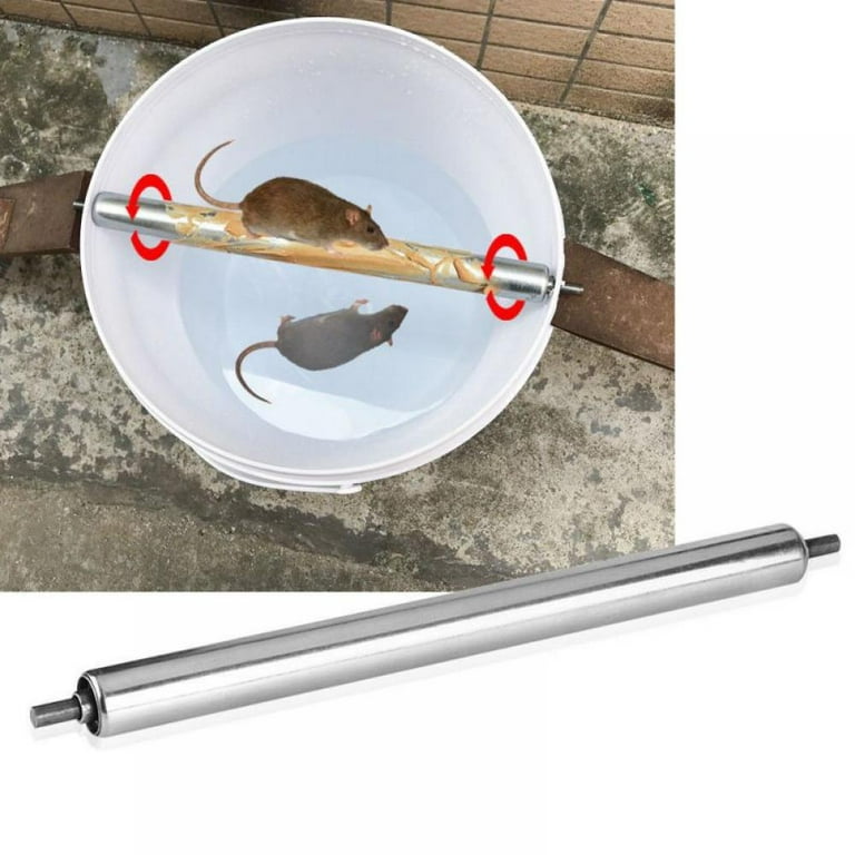 Rolling Log Mouse Trap- Catching or Killing Spinner Roller Tool