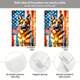 thumbnail image 2 of 1PC, 2D Flat German Shepherd banner, "Welcome" welcoming flag, Independence Day garden flag, durable polyester anti-fading outdoor courtyard decoration, suitable for porch, lawn, farmhouse and festiv, 2 of 10