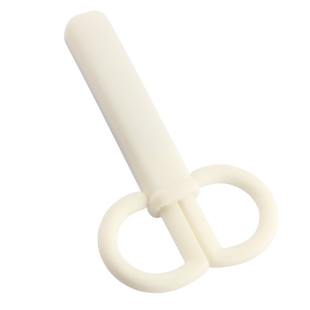 Tijeras de seguridad multiusos de acero inoxidable premium, tijeras para manualidades con funda (blancas)