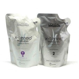 L'Oreal Women's Paris X-Tenso Straightener Cream Resistant Hair Rebonding Straight Perm Set(125ml+