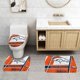 thumbnail image 2 of Juego de alfombras de baño de 3 piezas del equipo Broncos Alfombra antideslizante para baño de 31,5 x 20 pulgadas, 2 of 7