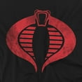 thumbnail image 2 of G.I. Joe Cobra Logo Unisex Adult V-Neck T Shirt (Large) Black, 2 of 3