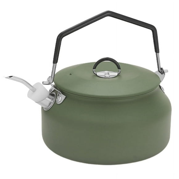 Green Outdoor Kettle Kitchen Kettle Professional Kettle Outdoor Accessories Kettle Stainless Steel Camping