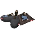 thumbnail image 3 of Puff Cama Matrimonial 2 en 1 con Taburete Baggy Negro 140 x 180 cm, 3 of 3
