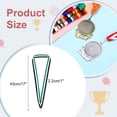 thumbnail image 2 of Uxcell 50Pcs Award Neck Ribbons with Snap Clip Medal Lanyards Black/Green, 2 of 7