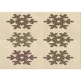 thumbnail image 1 of Ahgly Company Machine Washable Indoor Rectangle Transitional Wheat Beige Area Rugs, 5' x 8', 1 of 7