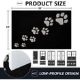 thumbnail image 2 of Timo Indoor Door Mat, 24"x36" Super Absorbent Dog Mats for Muddy Paws, Low-Profile Washable Entryway Rug, Rubber Backing Non Slip Front Door Mats, Resist Dirt Inside Entrance Doormat for Shoes, Black, 2 of 7