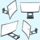 thumbnail image 4 of 1 unidad de amplificador de pantalla 3D para teléfono de 12 pulgadas, con lupa y pantalla curva (negro), 4 of 8