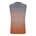 thumbnail image 5 of QSAWXQZ Men's Striped Color Block Tank Top Crew Neck Sleeveless Athletic Summer Beach Casual Pullover Shirt for Summer M, 5 of 5