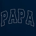 thumbnail image 6 of Wild Bobby PAPA Varsity Letters Unisex Hoodie Sweatshirt, 6 of 6