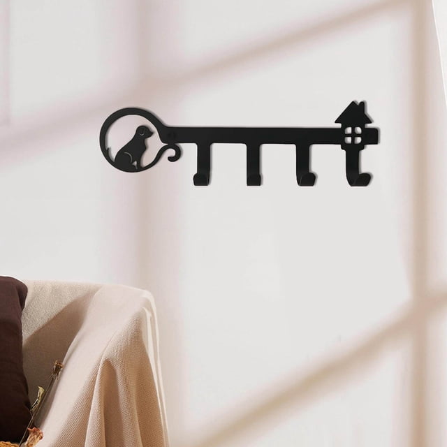 Dalazy Key Hooks Towel Wall Mounted Key Jewelry Holder for Front Door Entryway