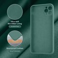 thumbnail image 6 of Designed for iPhone 11 Pro Max Case, Silicone Ultra Slim Shockproof Phone Case with Soft Anti-Scratch Microfiber Lining,[Enhanced Camera Protection], 6.5 inch, Midnight Green, 6 of 13