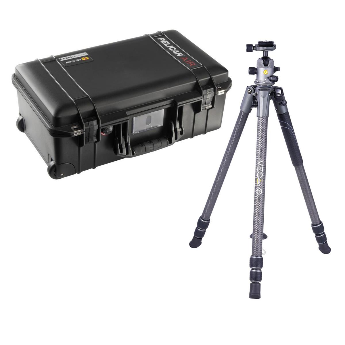 Pelican 1535TP Air Wheeled CarryOn Case with TrekPak Divider System