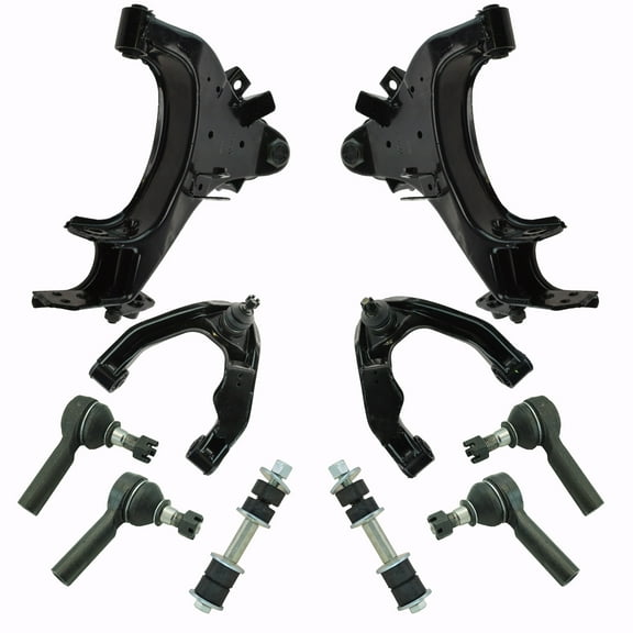 Front Control Arm Ball Joint Sway Bar Tie Rod Steering Suspension Kit Set 10pc PSA79941